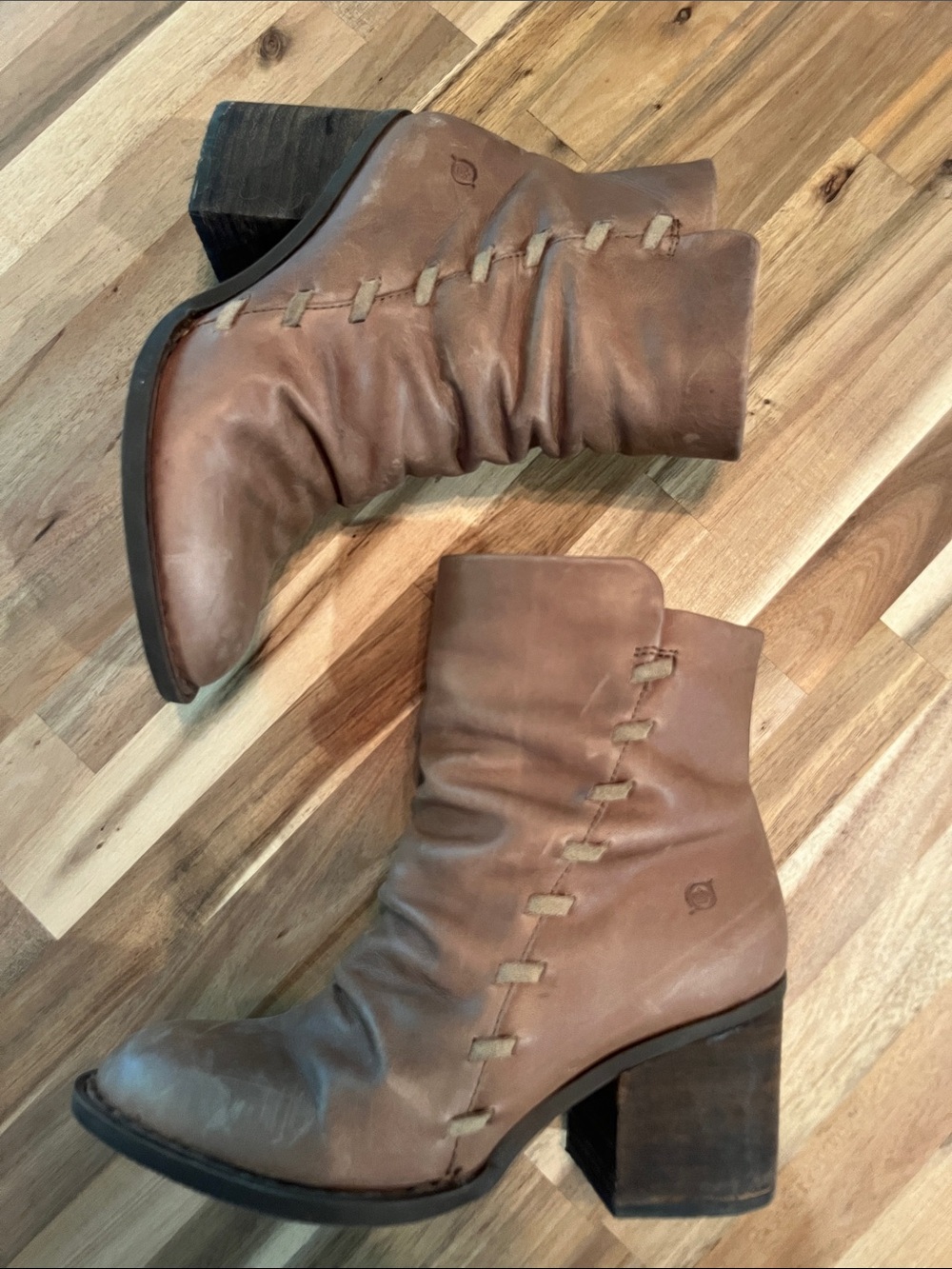 Born Leather Ankle Boots
